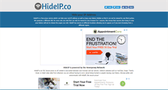 Desktop Screenshot of hideip.co