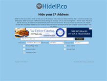 Tablet Screenshot of hideip.co